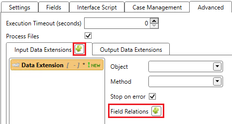 New input data extensions