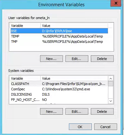 Environment Variables