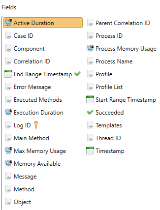 Common Output Fields