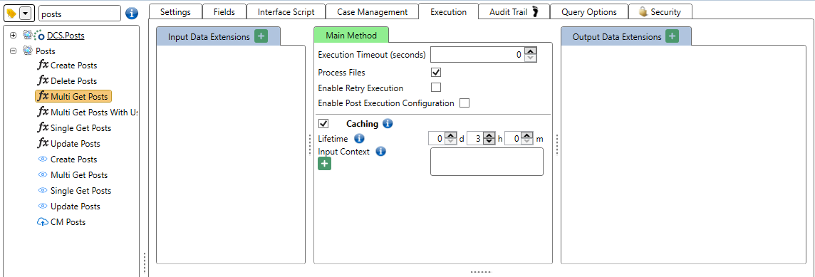 Method Configuration