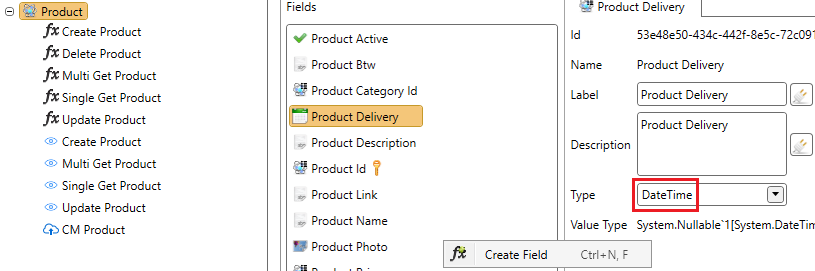 DateTime Field Configuration