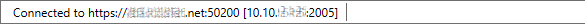 Status bar connected
