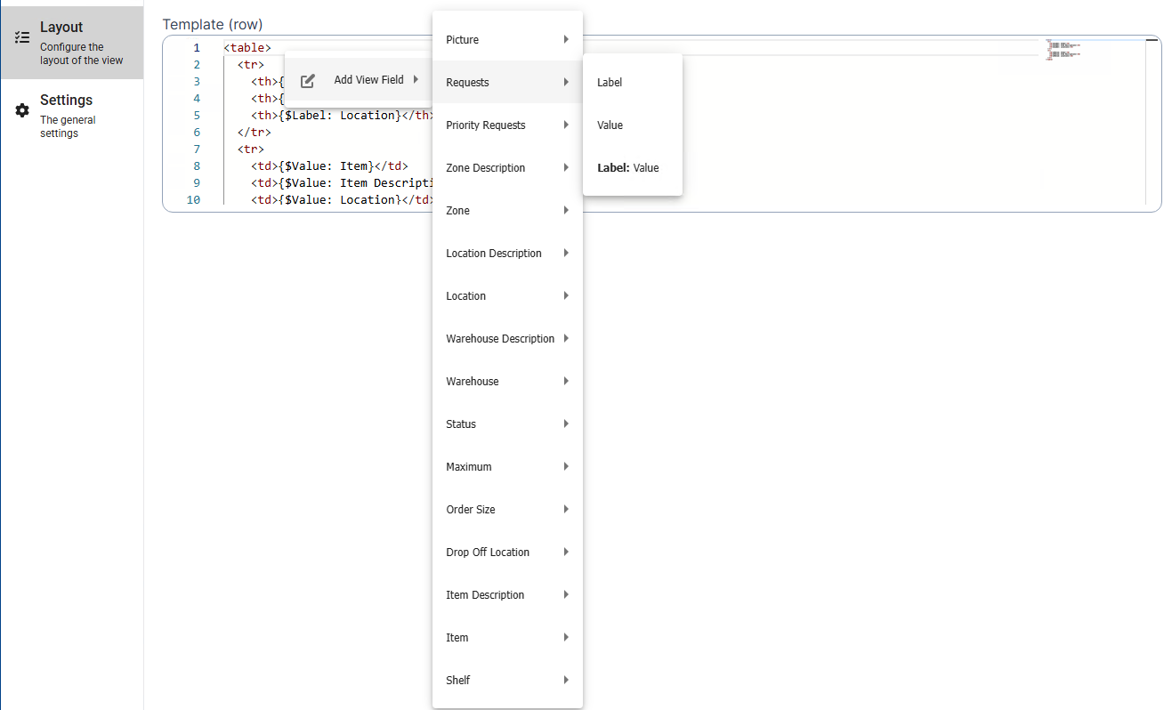 Context Menu