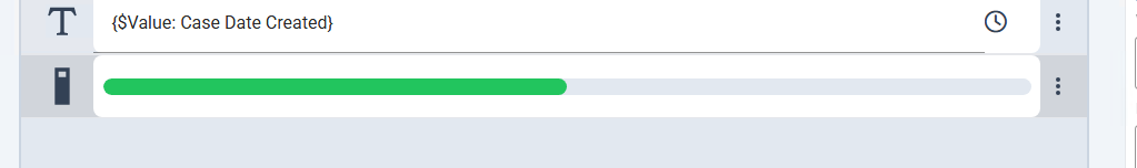 Progress bar element