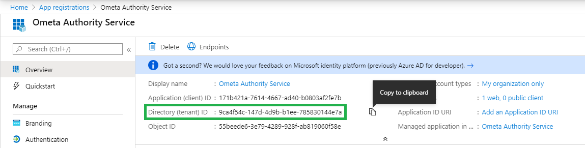 Microsoft Tenant