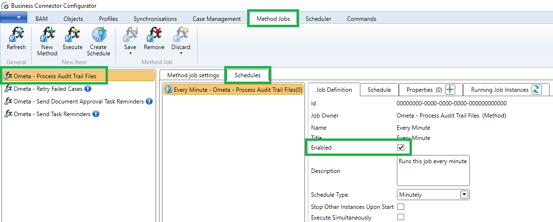 Audit Trail Job