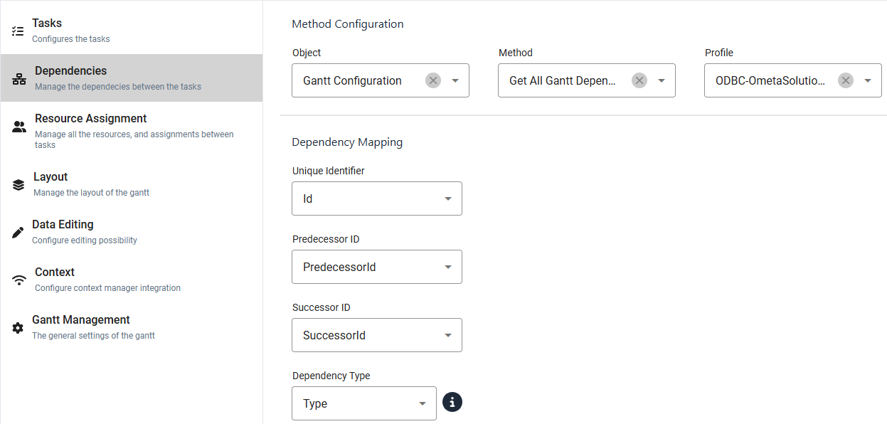 Dependencies Configuration