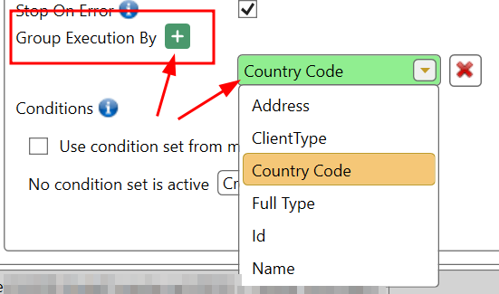 Grouped By Fields Configuration