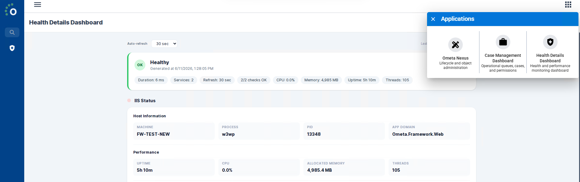 Health Dashboard