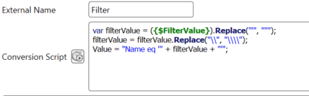 Conversion Script