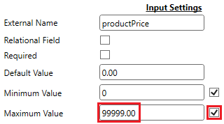 Currency Field Maximum Value