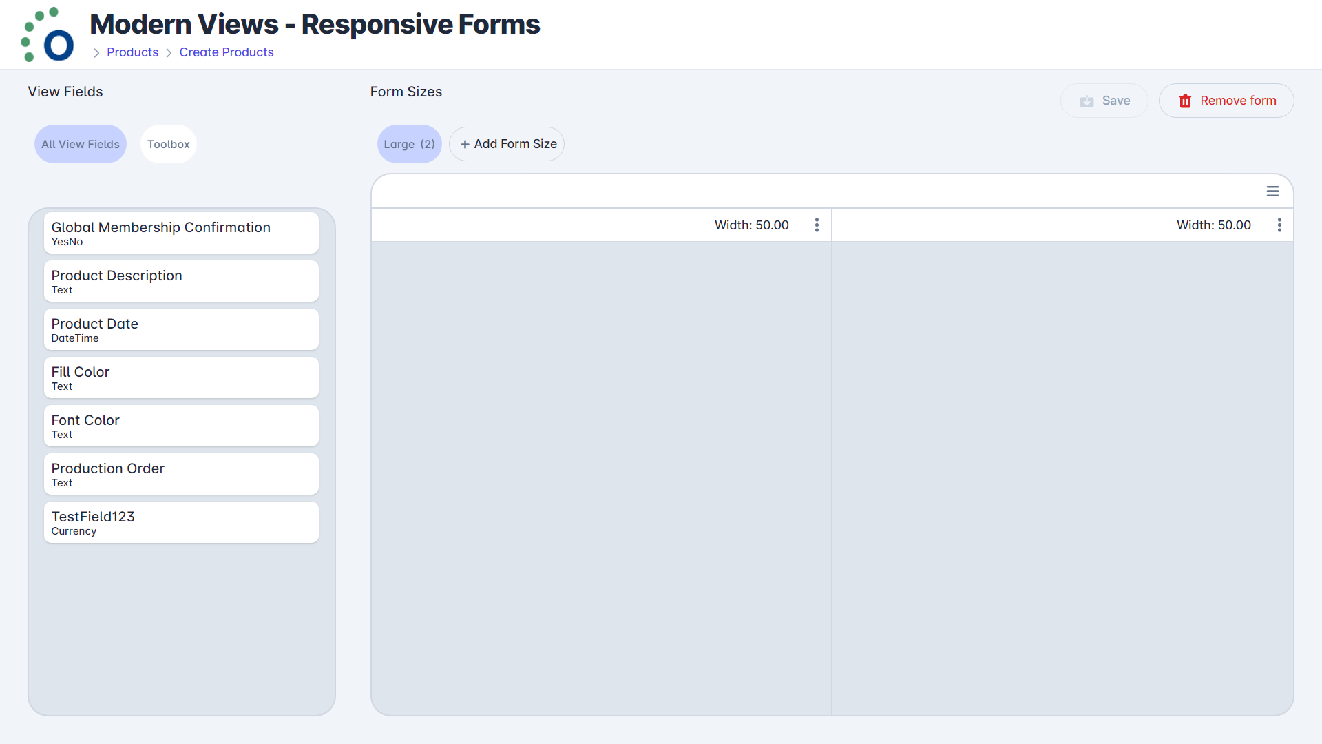 Responsive Forms