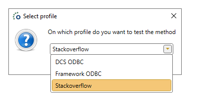 Profile cache