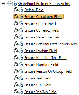 Ensure Calculated Field Building Block