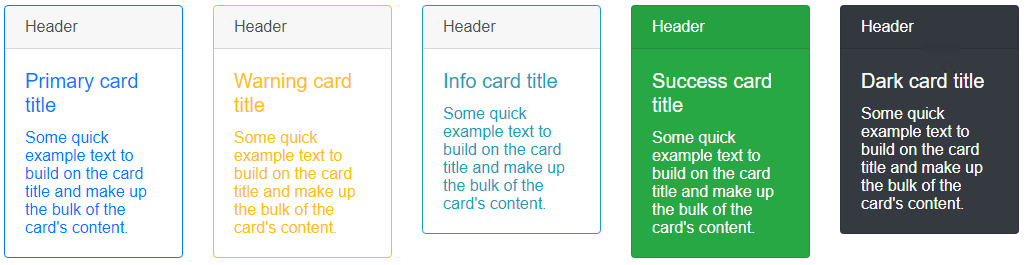 Color cards