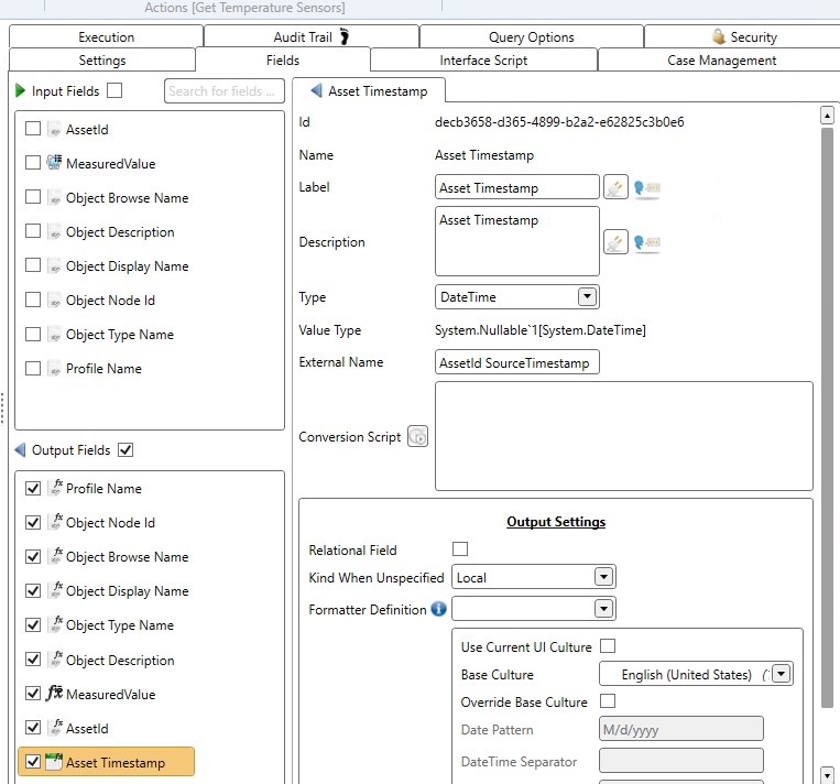 Add Source Timestamp Field