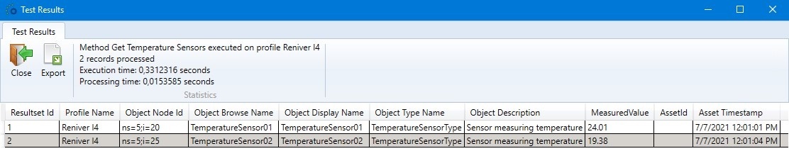 Demo Method Output With Timestamp