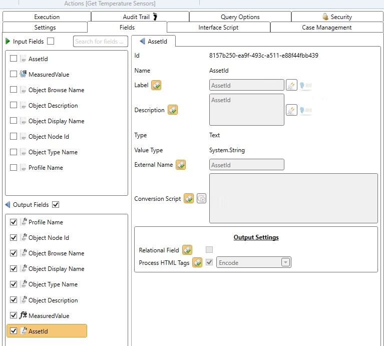 Field Definition of Demo Method